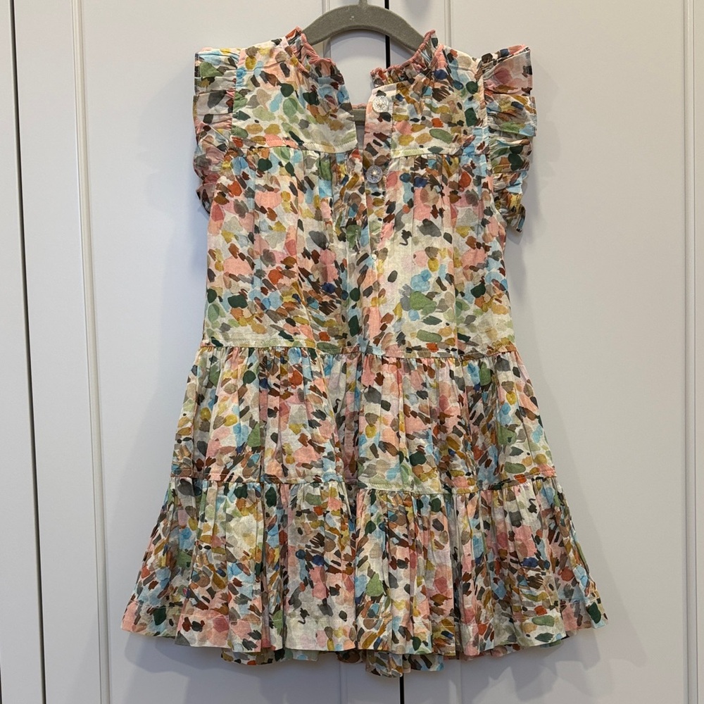Pink Chicken Colorful Ruffled Dress - Picture 2 of 3